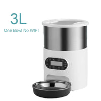 Smart Automatic Pet Feeder Cat Dog Food Dispenser Stainless Steel Bowl Large Capacity With WIFI APP Recording Timing Pet Feeding