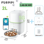 Automatic Cat Feeders – 5G WiFi 4L Smart Tuya APP Control Furpipi Pet Feeder for Remote Feeding, Automatic Cat & Dog Food Dispenser