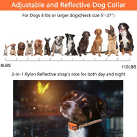 Electric Dog Training Collar Waterproof Dog Bark Collar With Remote Control Anti Barking Device for All Size Dogs Pet Supplies