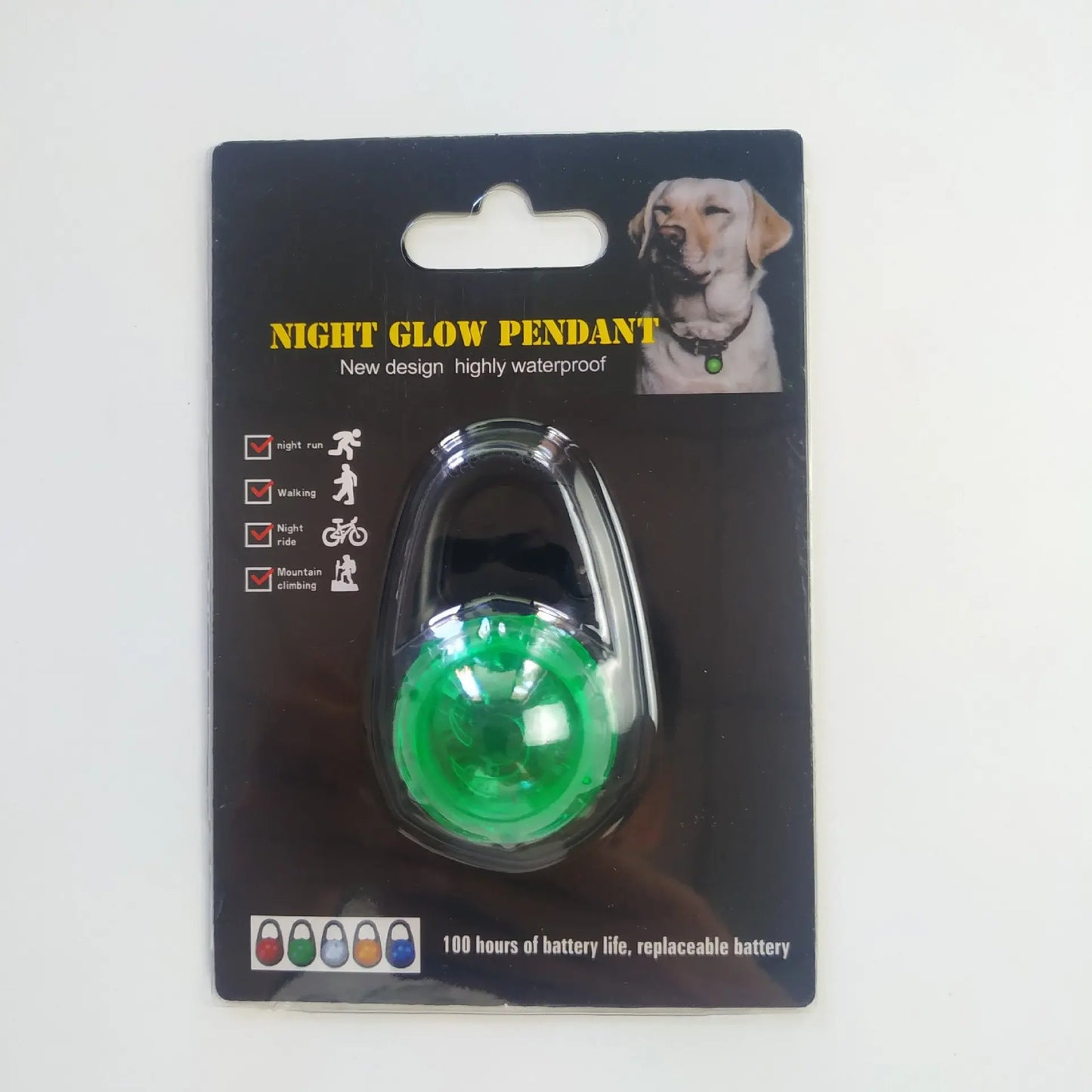 Waterproof Dog Night Light Clip Pet  LED Walking Light  Light for Night Walking Harness/Leash Safety Dog collar for small dogs