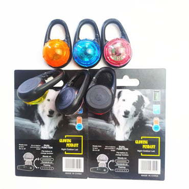 Waterproof Dog Night Light Clip Pet  LED Walking Light  Light for Night Walking Harness/Leash Safety Personalized dog tag Dog