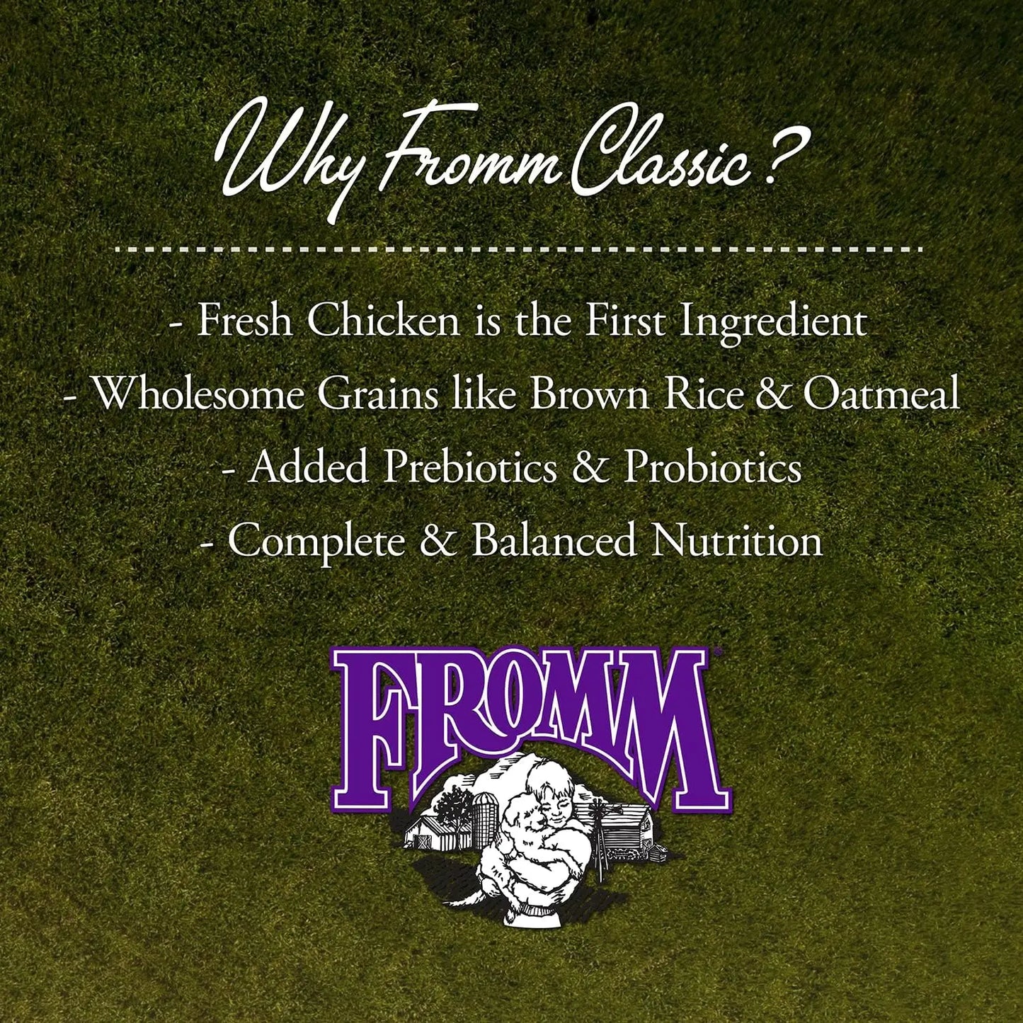 Fromm Classic Adult Dog Food - Premium Dry Dog Food for Large, Medium, & Small Breeds - Chicken Recipe - 30 lb