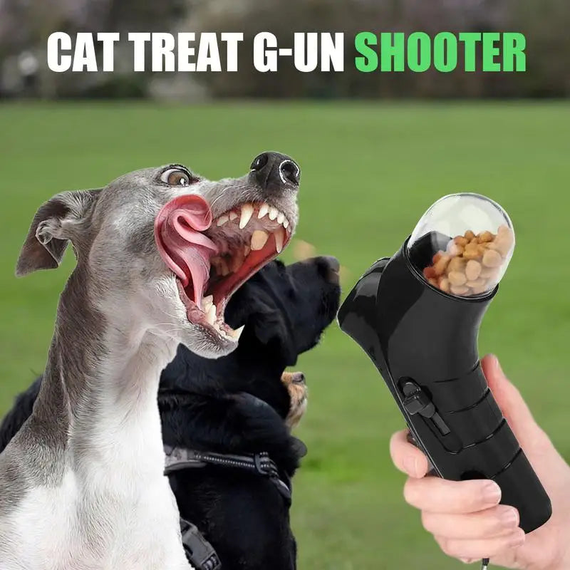 Cat Treat Guns Shooter Interactive Launch Training Toy For Pet Kitten Creative Mini Shooting Guns Games Handheld Pet Supplies