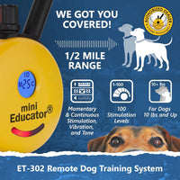 Rechargeable Dog Trainer with Remote for Small, Medium, and Large Dogs by E-Collar Technol