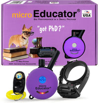 300-1/3 Mile Ecollar Dog Training Collar with Remote for Small, Medium, and Large Dogs - Static, Vibration & T