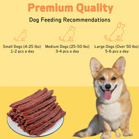 100g/300g (3.53oz/10.58oz)Soft Chew Dog Treats For Small, Medium And Large Dogs, Dried Milk Duck Sticks, Healthy, High Protein