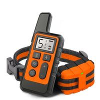 500m Electric Dog Training Collar Pet Remote Control Waterproof Rechargeable with LCD Display for All Size Shock Vibration Sound