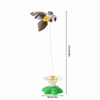 Automatic Electric Rotating Cat Toy Colorful Bird Animal Shape Plastic Funny Pet Dog Kitten Interactive Toys Pet Toys