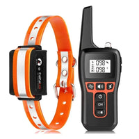 Waterproof Rechargeable Dog Training Collar with Remote - 1000M Range, Shock Vibration Sound, Bark Control - Effective Remote Do