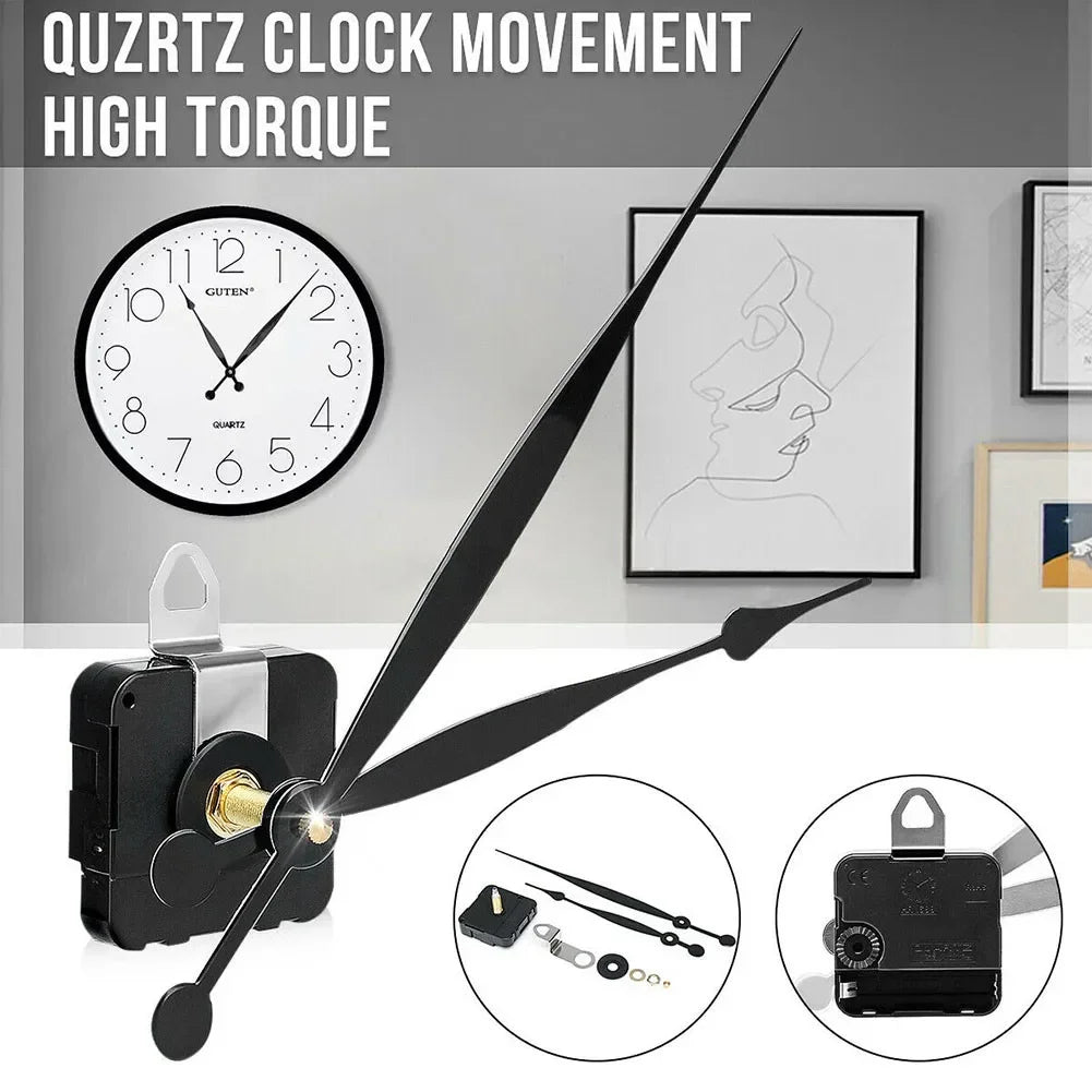 DIY High Torque Quartz Controlled Clock Movement Motor Mechanism Long Hands DIY High-torque Clock Movement Decorative Wall Clock