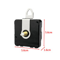 Set Silent DIY Wall Clock Movement Mechanism Quartz Clock Replacement Motor with Needles and Hanger Clock Repair Parts