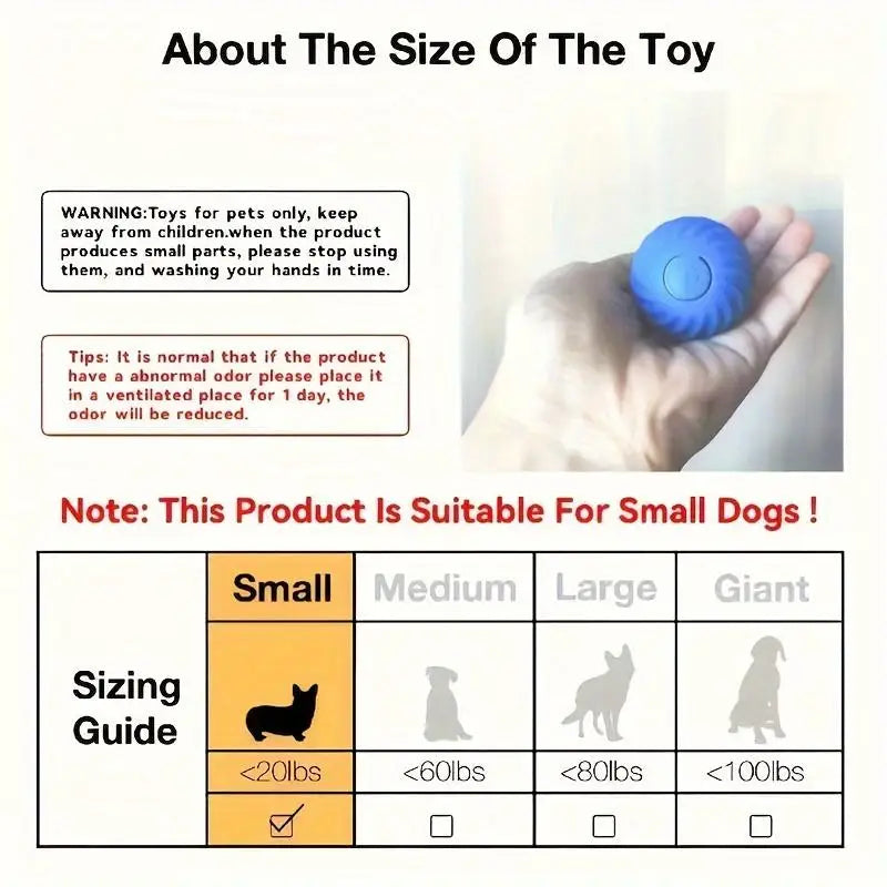 Intelligent Jumping Ball, Electric Charging Cat And Dog Toy, Self-rolling Pet Dog Toy Ball,  Pet Grinding Teeth Toy