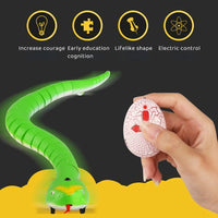 Interactive Cat Toys Realistic Simulation RC Remote Control Snake Toy Moving Electric Tricky Snake Cat Toys For Indoor Cats Dogs