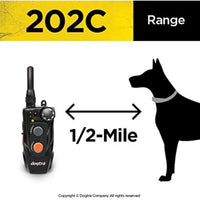 Remote Training E-Collar - 1/2 Mile Range - 2-Dogs System, Static, Vibration, Medium Output, Adjustable Levels, Waterproof