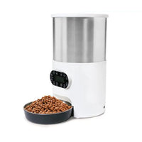 Smart APP Pet Feeder – Automatic Food Dispenser for Cats & Dogs, Stainless Steel Bowl, Recording & Timing Feeding