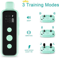 Bousnic Shock Collar for Dogs - Waterproof Rechargeable Dog Electric Training Collar with Remote for Small Medium Large