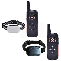 800m Rechargeable Dog Training Collar Electric Pet Remote Control Bark Proof Collars Waterproof for Dogs Vibration Sound Shock