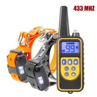 Waterproof Rechargeable 880 Remote Control Dog Training Collar with LCD Display for Pet - Shock Vibration Sound 433 Mhz Support