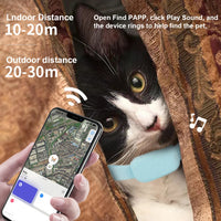 iOS Mini GPS Tracker – Battery Operated Pet Tracking Collar for Cats & Dogs