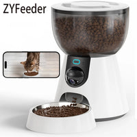 2L-4L 5G Net Automatic Cat Feeder – Smart Pet Feeder for Cats & Dogs, Food Dispenser with Camera Recorder, Timing Video Feeding Bowl