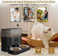 Smart WiFi Pet Feeder – 5L, Dual Pet, Adjustable Height