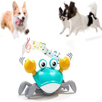 Engaging Interactive Dancing Crab Dog Toy with Musical Sounds - Entertaining and Stimulating Pet Toy for Dogs and Cats - Keeps Y