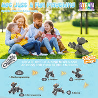 VATOS Robot Dog Toy for Kids Voice Remote Control Pet Interactive Touch Sensors 20+ Mode Robotic Puppy Toy Boys Girls