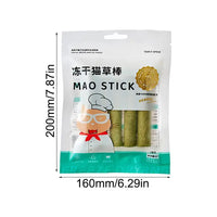 Cat Grass Sticks Grass Chewing Stick Freeze Dried Snacks Mouth Health Teething Digestive Aid Natural Teeth Cleaner Fattening Pet