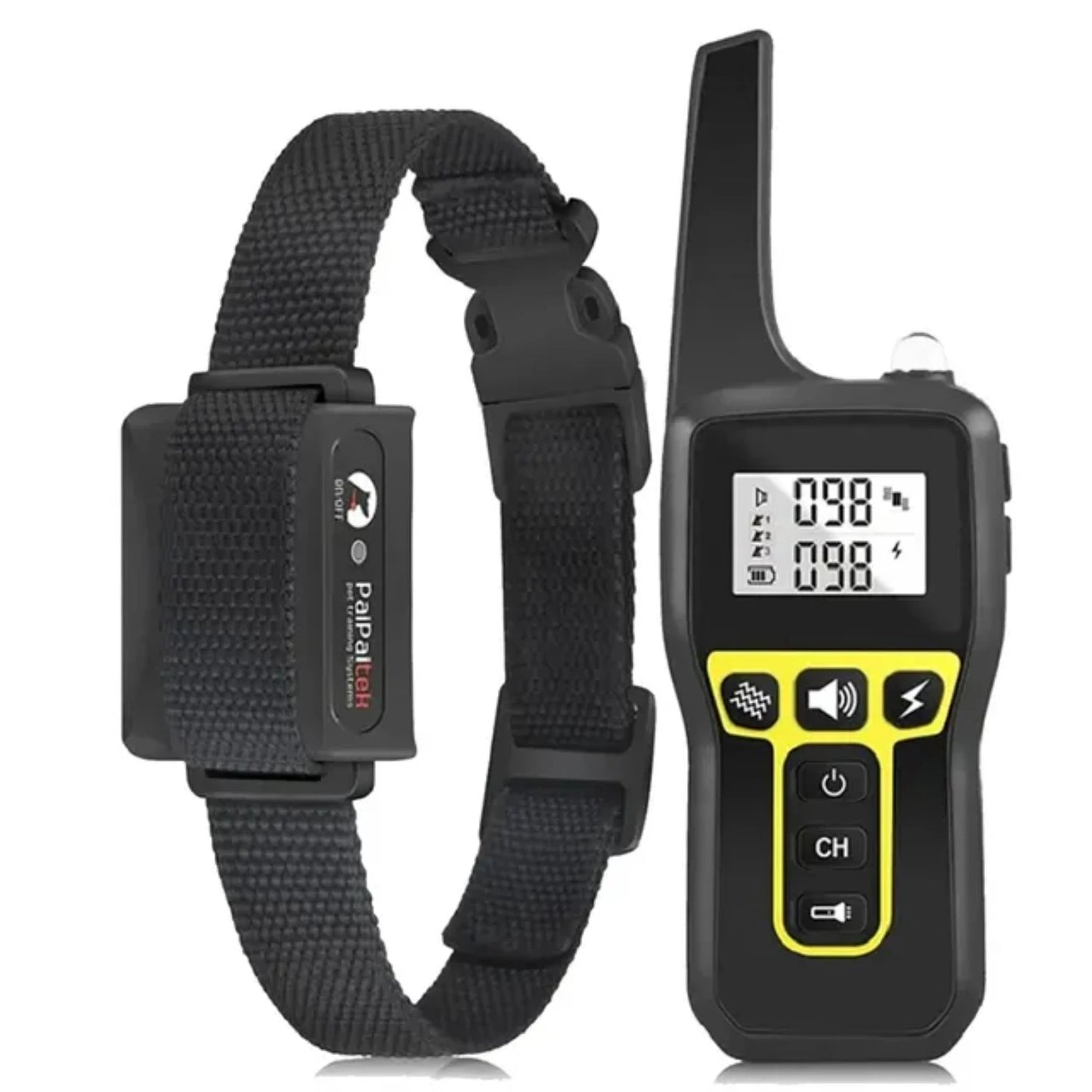 Waterproof Rechargeable Dog Training Collar with Remote - 1000M Range, Shock Vibration Sound, Bark Control - Effective Remote Do