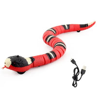 Smart Sensing Cat Toys Interactive Automatic Eletronic Snake Teaser Indoor Play Kitten Toy USB Rechargeable for Cats Cats toy