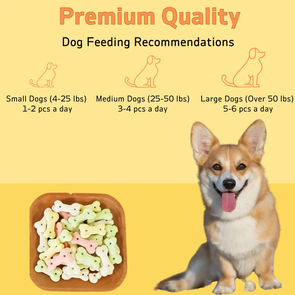 100g/3.53oz Dog Treats Biscuits For Small, Medium, & Large Dog - Healthy, Easily Digestible, Training Treats For Dogs