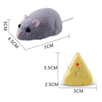 Simulation Infrared Electric Prank Jokes Remote Control Mouse Model Rc Animals Mouse on Radio Control for Cat Toys for Kids Gift