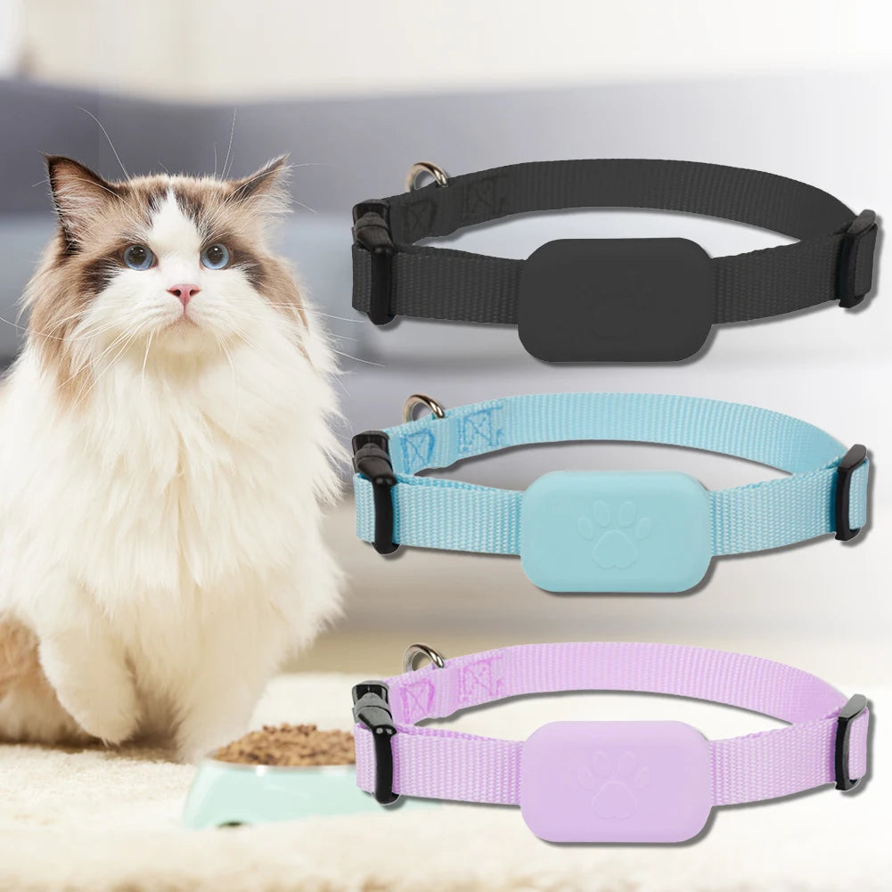 iOS Mini GPS Tracker – Battery Operated Pet Tracking Collar for Cats & Dogs