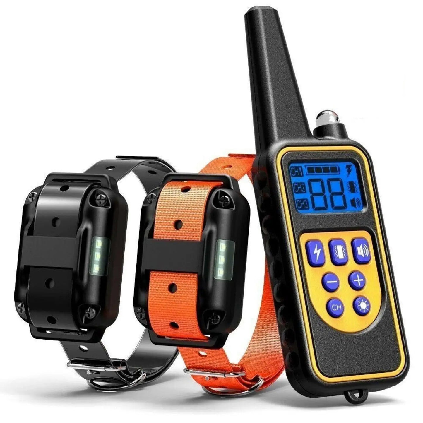 3000 FT Remote Dog Shock Training Collar Rechargeable Waterproof Pet Trainer