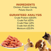 7.05oz/14.11oz(200g/400g) Chicken, All Natural Ingredients, Natural Dog Treats, Healthy, Easily Digestible