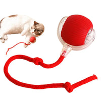 Interactive Cat Toys Ball Auto Electric Rolling Ball Toys for Cats/Kitty Pets Smart Automatic Teaser USB Rechargeable