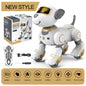 Funny RC Robot Electronic Dog Stunt Dog Voice Command Programmable Touch-sense Music Song Robot Dog for Children's Toys