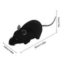 Remote Control Mouse Electronic Moving Toys For Cats Squeaky Mouse Cat Toy Battery Powered Mimics Motion