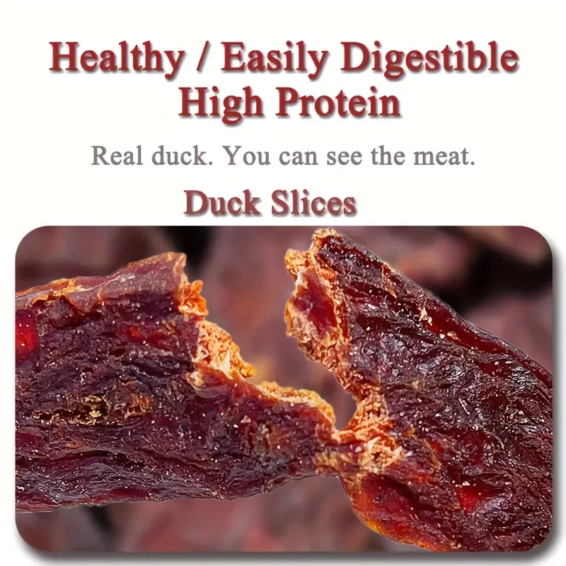 100g/500g (3.53oz/17.6oz)Duck Slices Dog Treats For Small, Medium, & Large Dog, Healthy, Easily Digestible, And High Protein