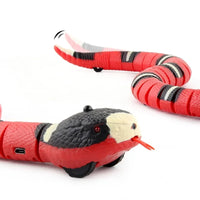 Smart Sensing Cat Toys Interactive Automatic Eletronic Snake Teaser Indoor Play Kitten Toy USB Rechargeable for Cats Cats toy