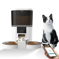 4L Timing Feeder – APP Smart Pet Feeder, Automatic Dog Food Dispenser with Camera for Small Cats & Dogs, Remote Feeding