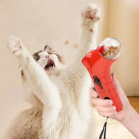 Cat Treat Guns Shooter Interactive Launch Training Toy For Pet Kitten Creative Mini Shooting Guns Games Handheld Pet Supplies