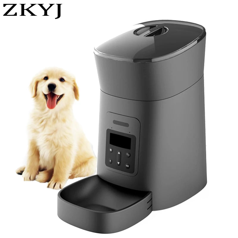 4L 6L Camera Video Automatic Pet Feeder Smart Schedule Timmer Dog Feeding For Cats Auto Meals Pet Dry Food Dispenser Bowl