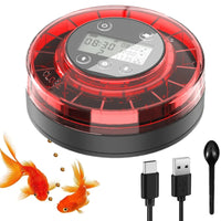 Automatic Aquarium Fish Feeder – Timer, Rechargeable, LCD Display