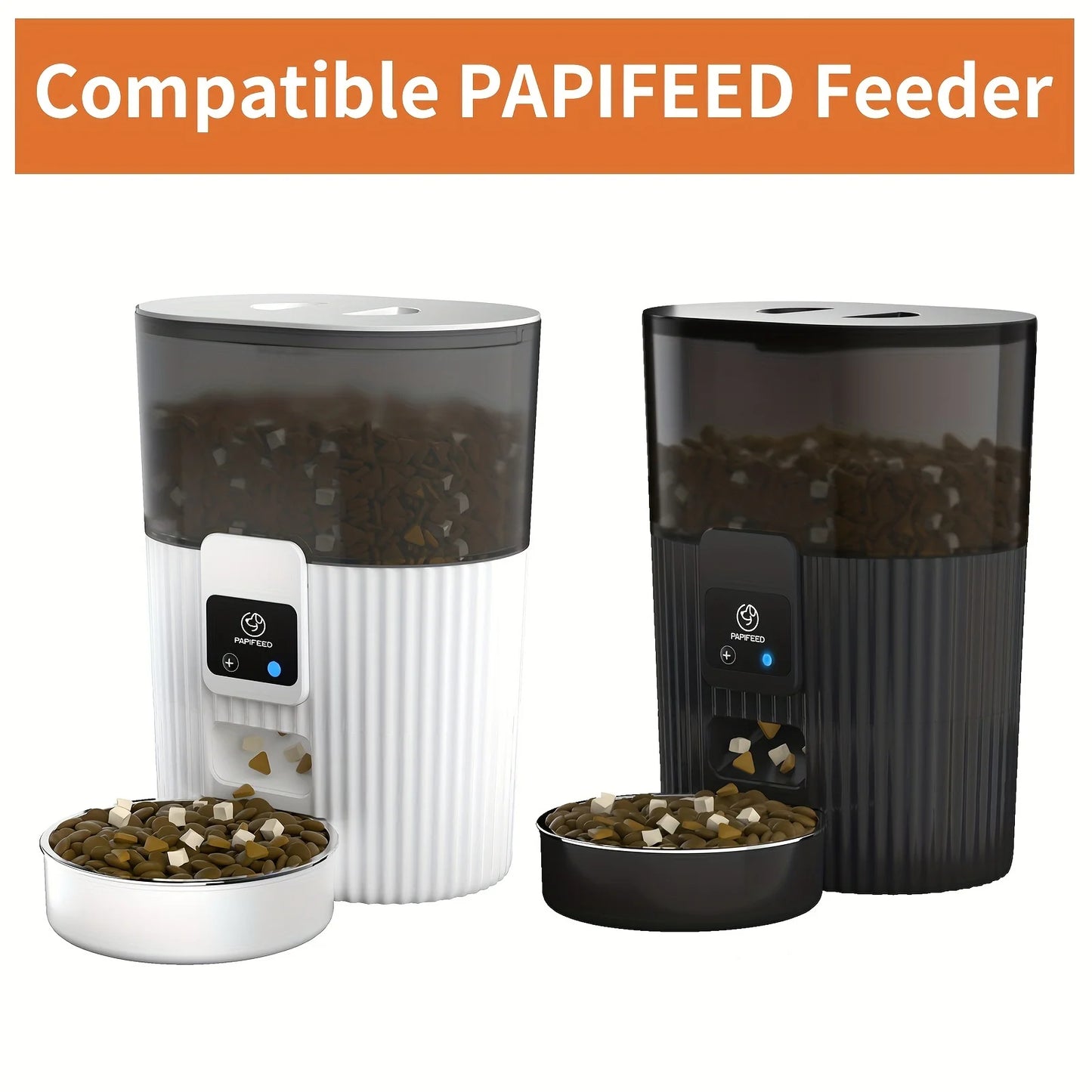 PAPIFEED Smart WiFi Pet Feeder – Automatic Cat & Dog Dispenser