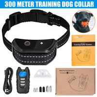 Electric Dog Training Collar Remote Control Shock Vibration Sound Anti-Bark Collar Waterproof Anti Barking Pet Dogs Supplies