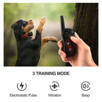 Reliable, Waterproof, and Durable SAFEPET Rechargeable Remote Dog Training Collar - Effective Anti Bark Behavior Control Device