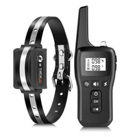 Waterproof Rechargeable Dog Training Collar with Remote - 1000M Range, Shock Vibration Sound, Bark Control - Effective Remote Do