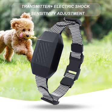 800M Electric Dog Training Collar Rechargeable Dog Barking Control Collar Remote Control Sound Vibration Shock for All Size Dogs