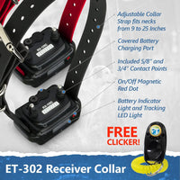 Rechargeable Dog Trainer with Remote for Small, Medium, and Large Dogs by E-Collar Technol